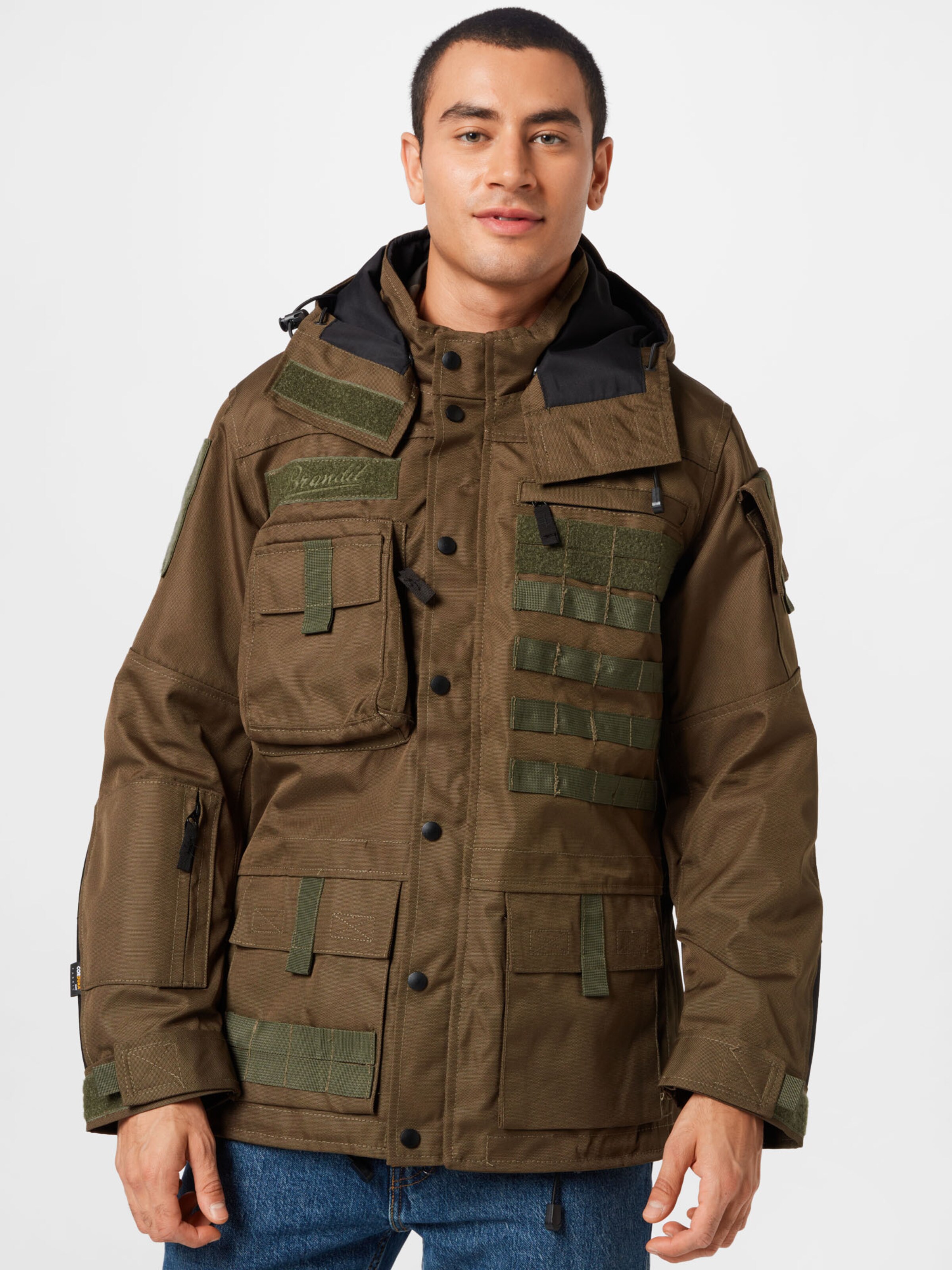 Männer Sportarten Brandit Jacke in Oliv - HO37529 Männer Sportarten Brandit Jacke in Oliv - HO37529