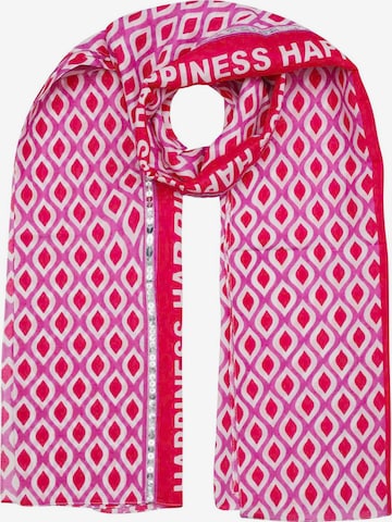 Zwillingsherz Scarf 'Nuria' in Pink: front