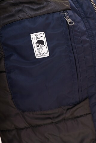 Harlem Soul Between-Seasons Parka 'Chi-Cago' in Blue