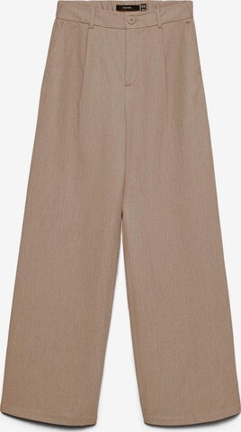 Pantalon à pince 'VMDALLAS' VERO MODA en marron : devant