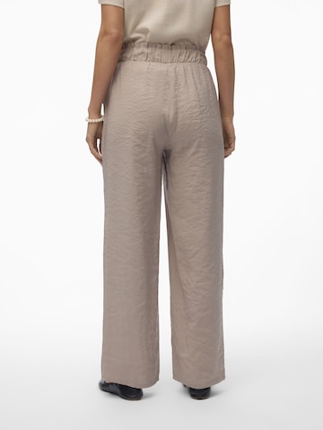 VERO MODA Loose fit Pants 'QUEENY' in Grey