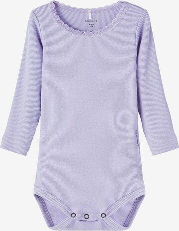 NAME IT Romper/Bodysuit 'Kab' in Purple: front