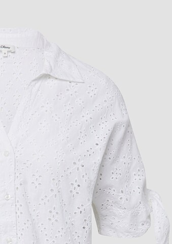 s.Oliver Bluse in Weiß