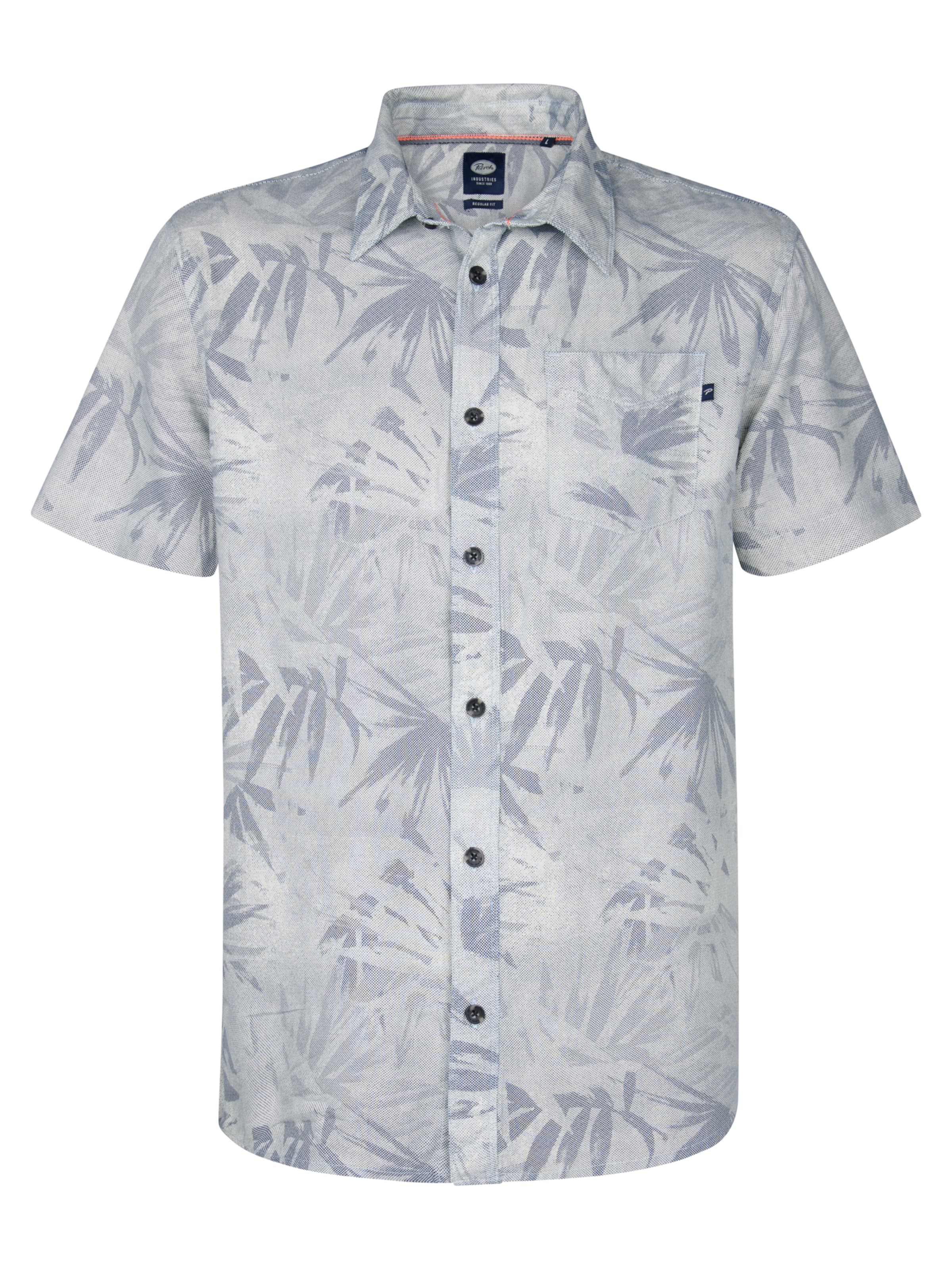 Coupe regular Chemise 'Seafoamview' Petrol Industries en gris : devant