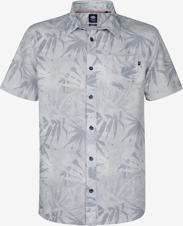Petrol Industries Button Up Shirt 'Seafoamview' in Grey: front