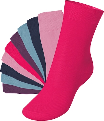 footstar Socks 'EVERYDAY!' in Pink: front