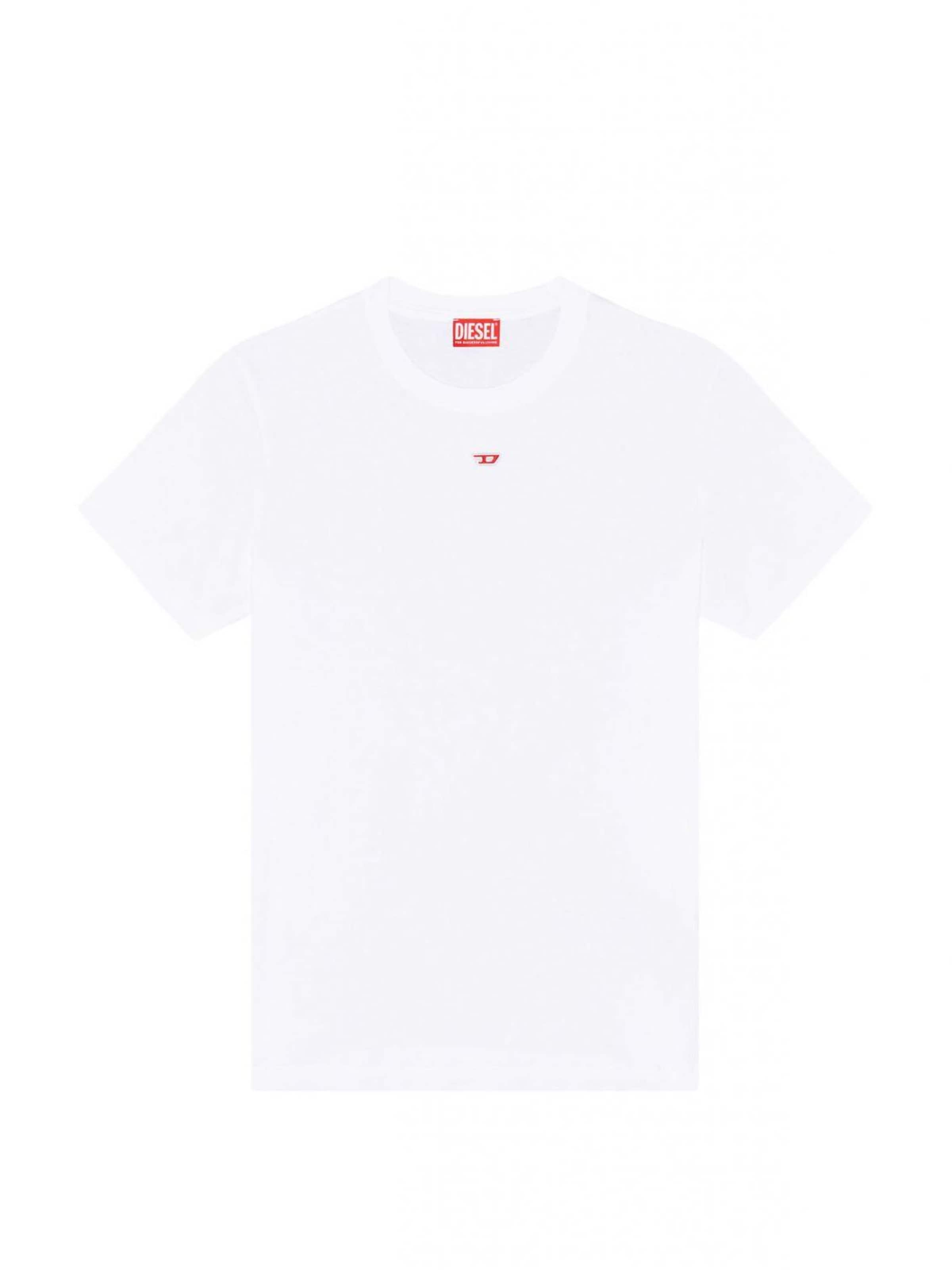 DIESEL - Camiseta térmica en blanco: frente