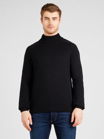 JACK & JONES Sweater 'SPACE' in Black: front