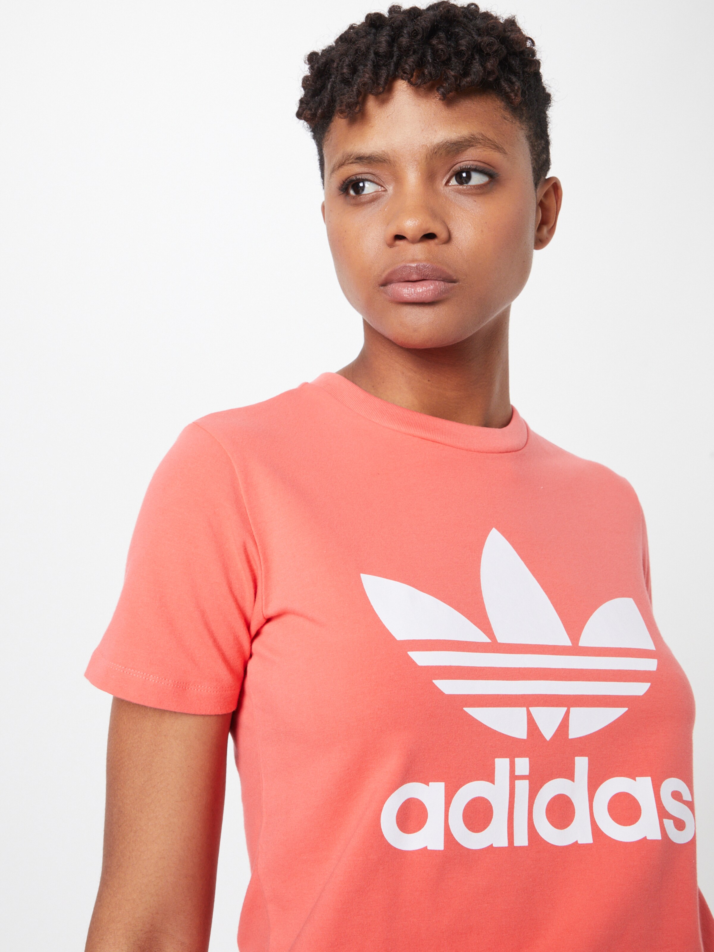 ADIDAS ORIGINALS Shirt in Coral | ABOUT YOU