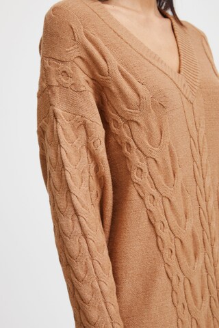 b.young Knitted dress 'Milo' in Brown