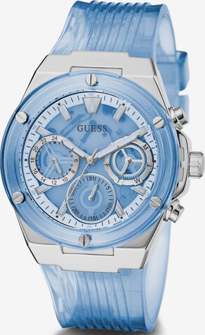 GUESS Analoog horloge 'Athena' in Blauw