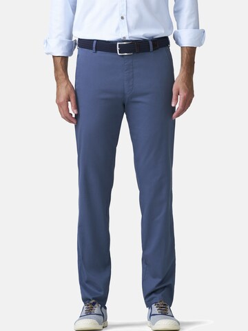 MEYER Regular Chino 'Bonn 1-5075' in Blauw: voorkant