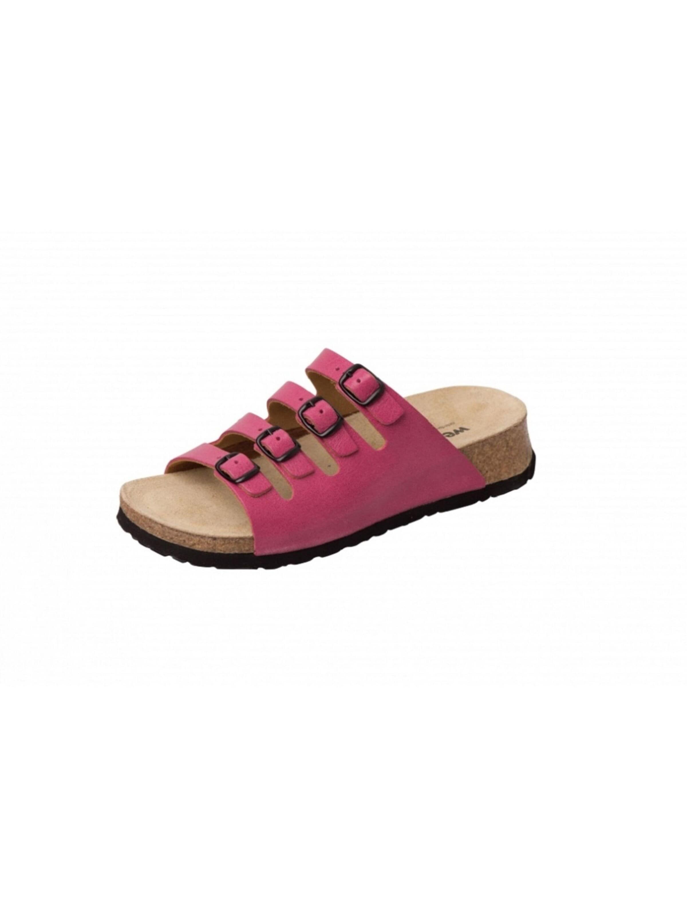 Weeger Sandale 'Keilpantolette 11460-65'‌‌‌‌‌ in Pink: Vorderseite
