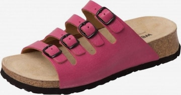 Weeger Sandale 'Keilpantolette 11460-65' in Pink: Vorderseite