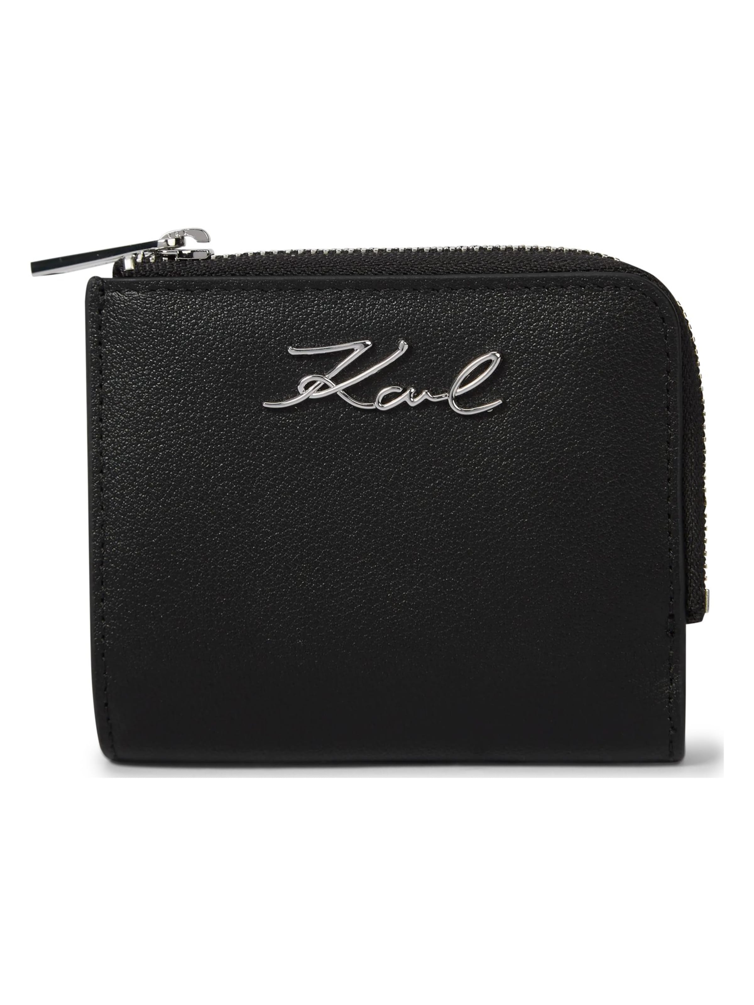 Karl Lagerfeld Портмоне 'K/Signature' в Черный: спереди