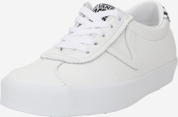 Baskets basses VANS en blanc : devant