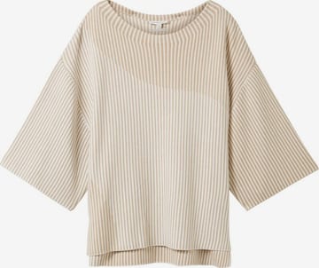 TOM TAILOR Sweater in Beige: front