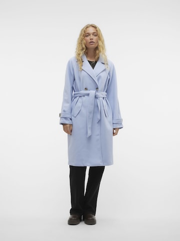 VERO MODA Between-Seasons Coat in Blue