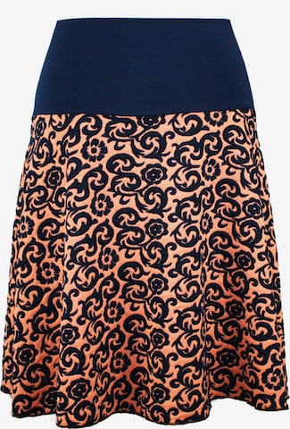dunkle design Skirt 'Scuba' in Orange: front