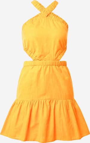 Warehouse Лятна рокля в оранжево: отпред