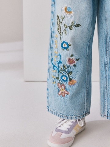 Next Wide leg Jeans in Blauw