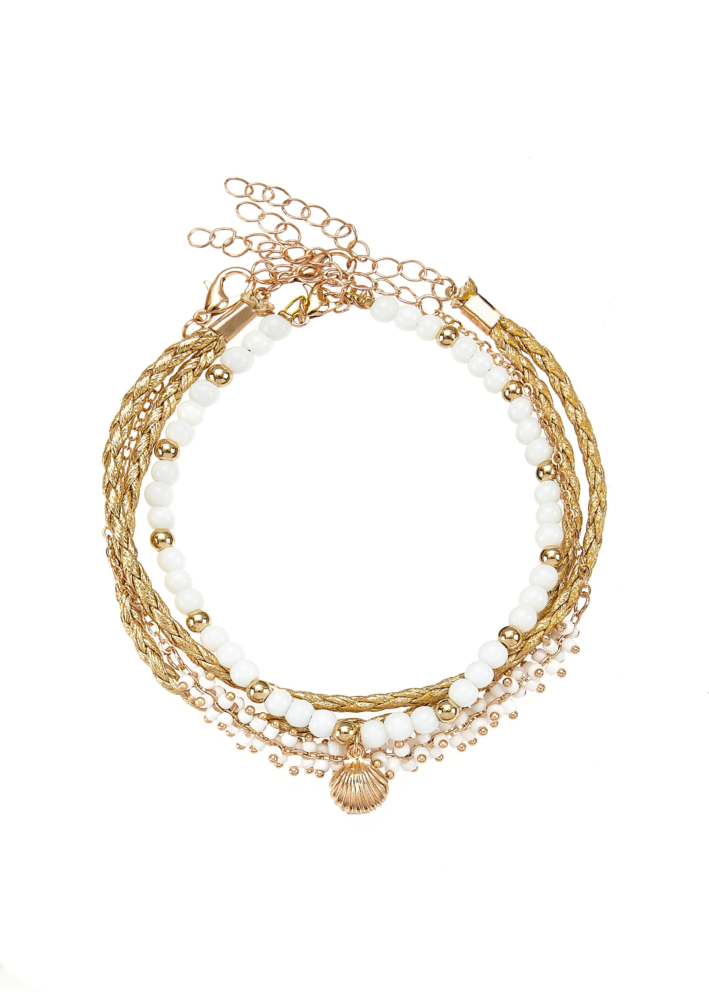 LASCANA Jalaehe Kuld / valge, Tootevaade