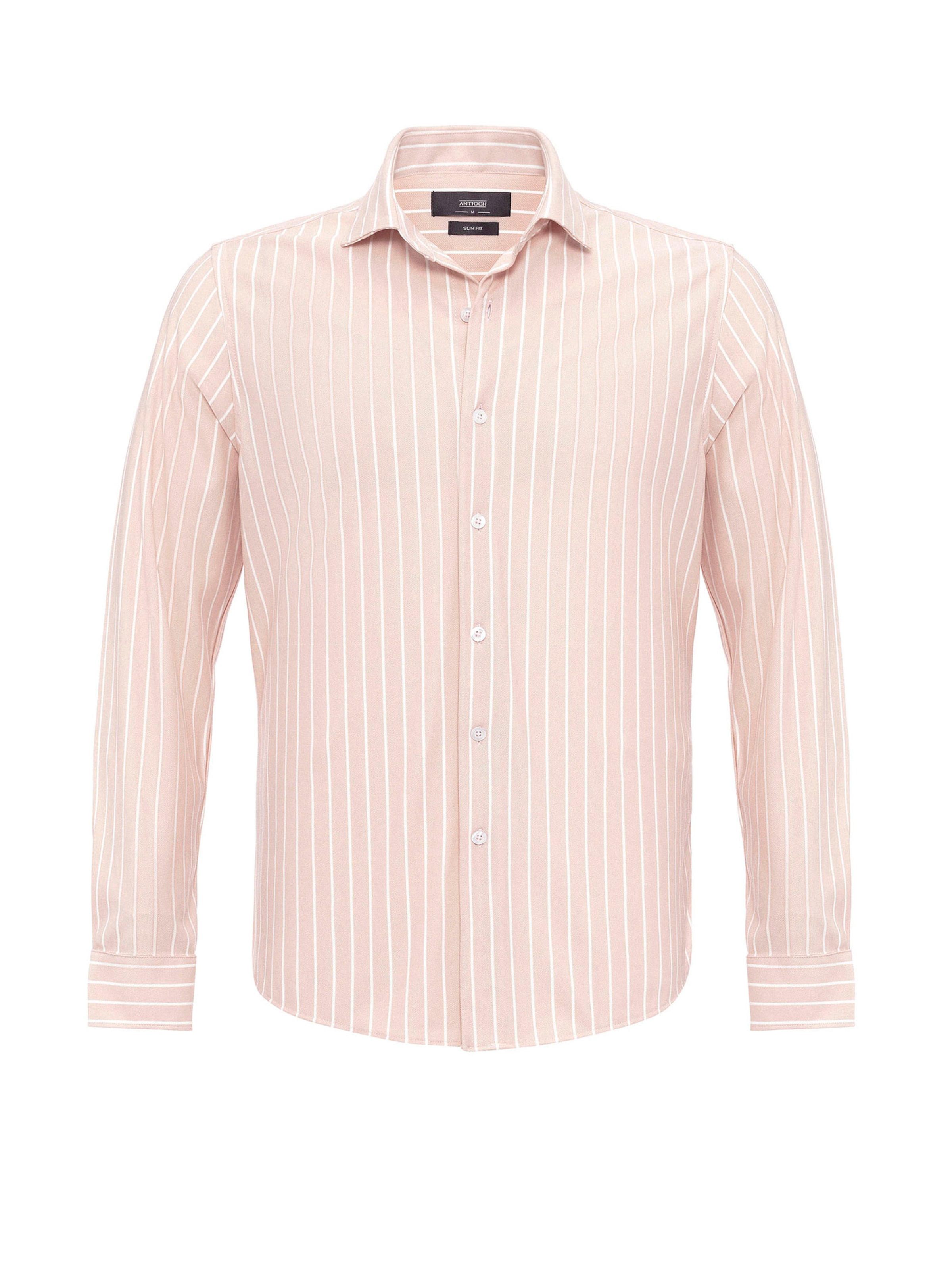 Antioch Regular fit Overhemd in Beige: voorkant