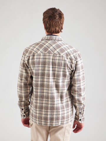 Petrol Industries - Ajuste regular Camisa 'Beaufort' en marrón
