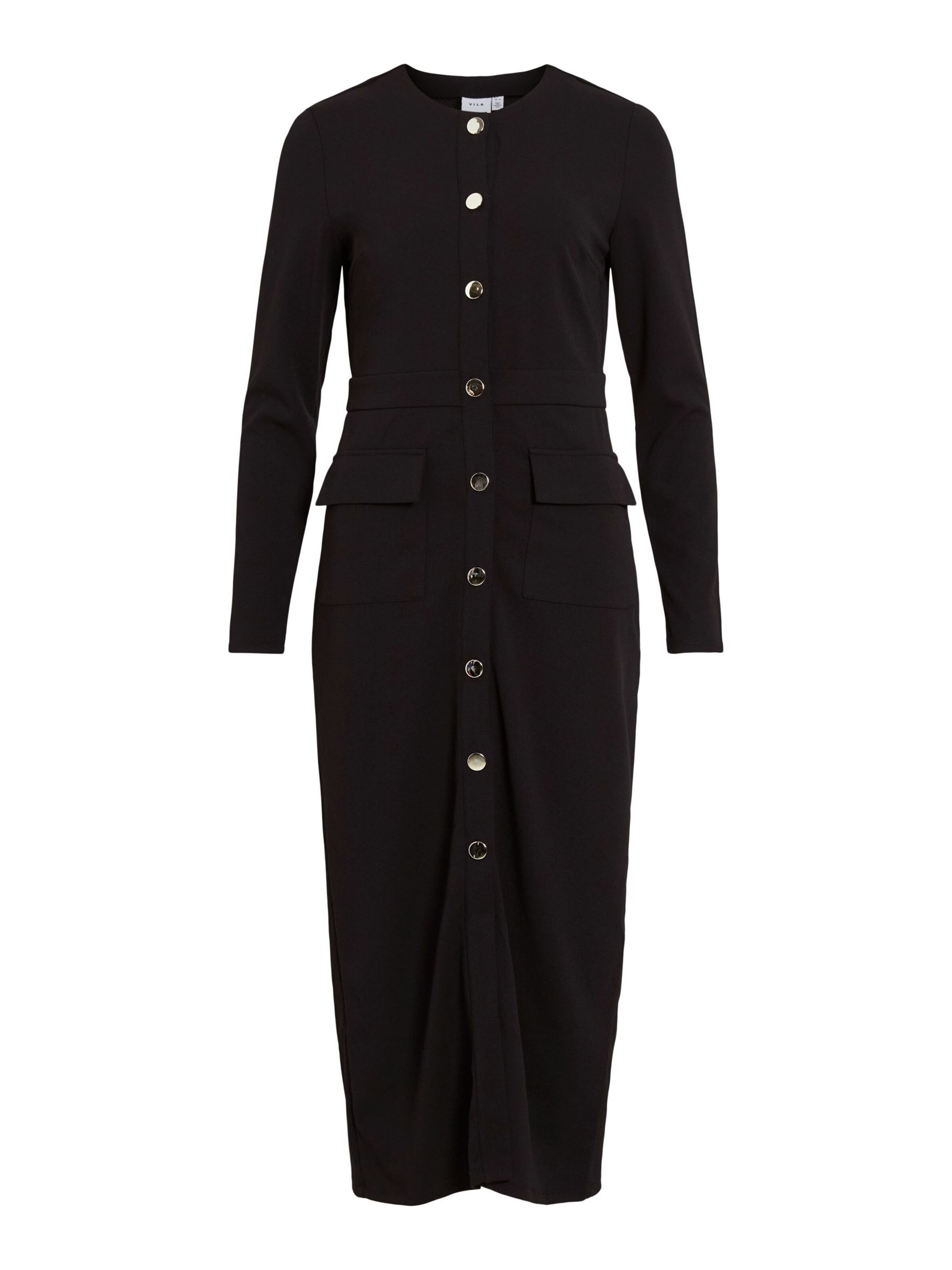 VILA Jurk in Zwart: voorkant