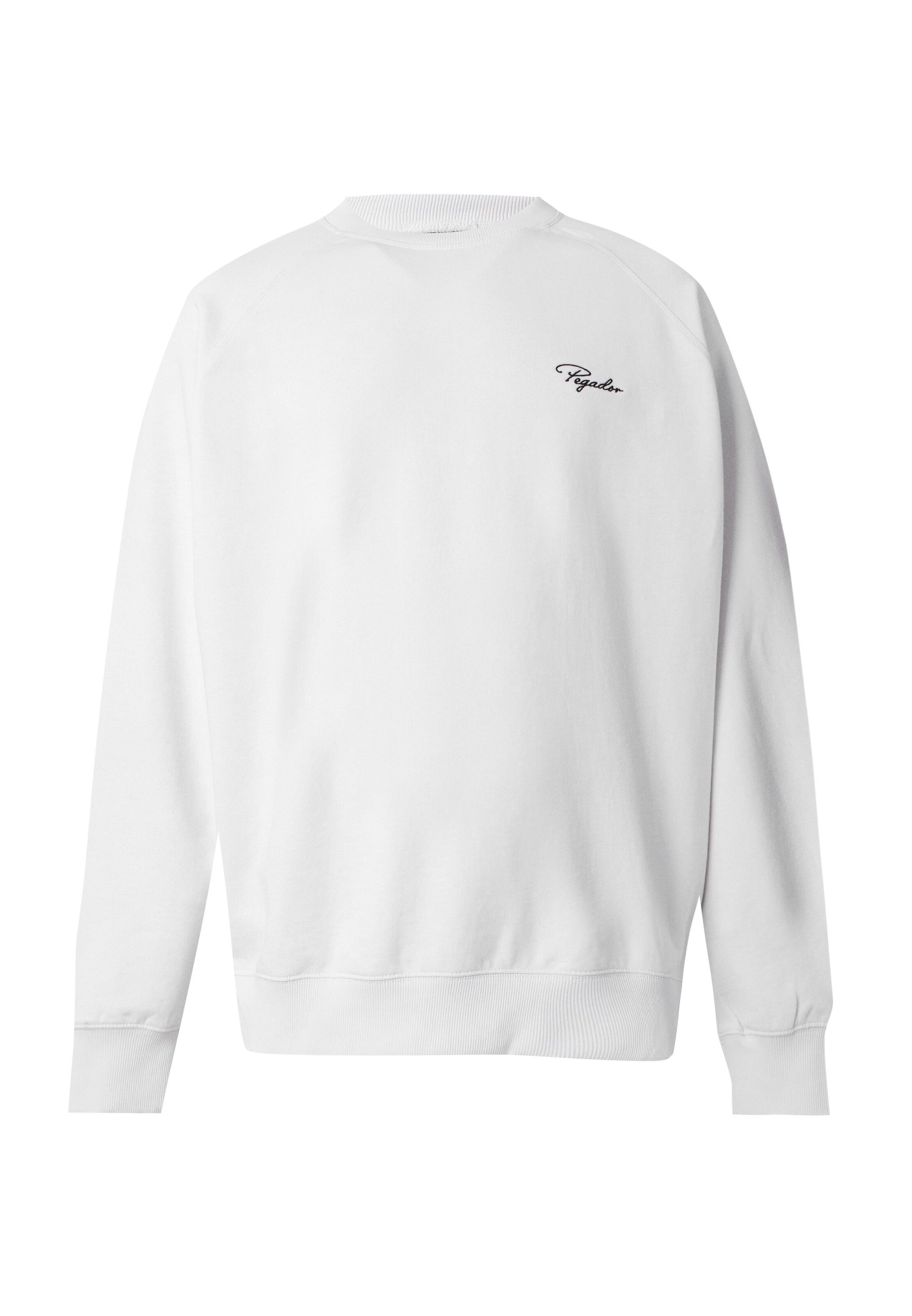 Pegador Sweatshirt 'SIGNAR' in XS in schwarz / weiß, Produktansicht