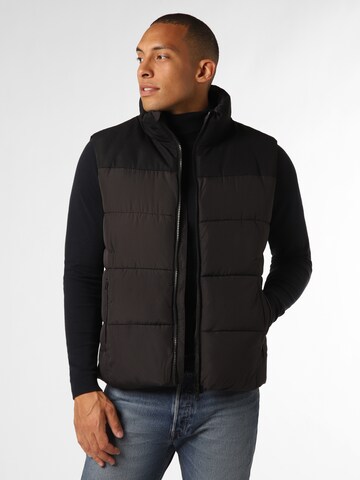 Finshley & Harding Gilet in Grijs: voorkant