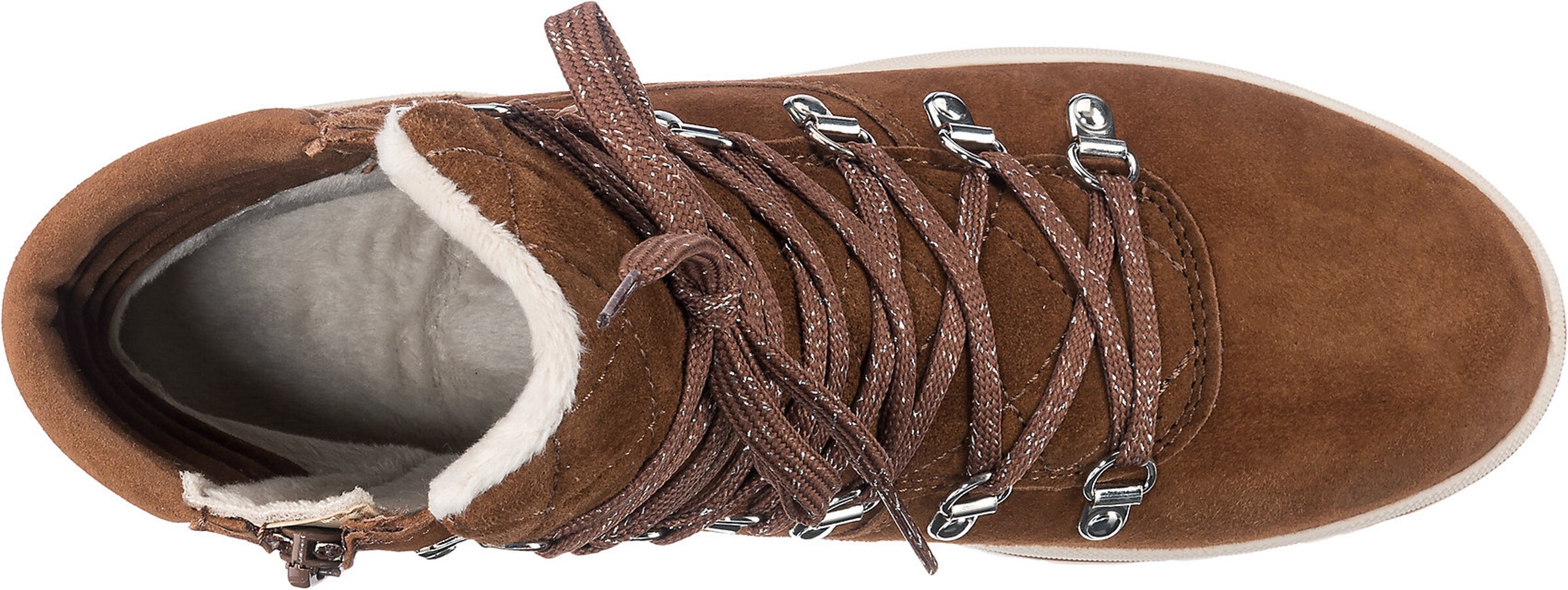 Frauen Stiefeletten TAMARIS Schnürstiefeletten in Cognac - RR83080 Frauen Stiefeletten TAMARIS Schnürstiefeletten in Cognac - RR83080