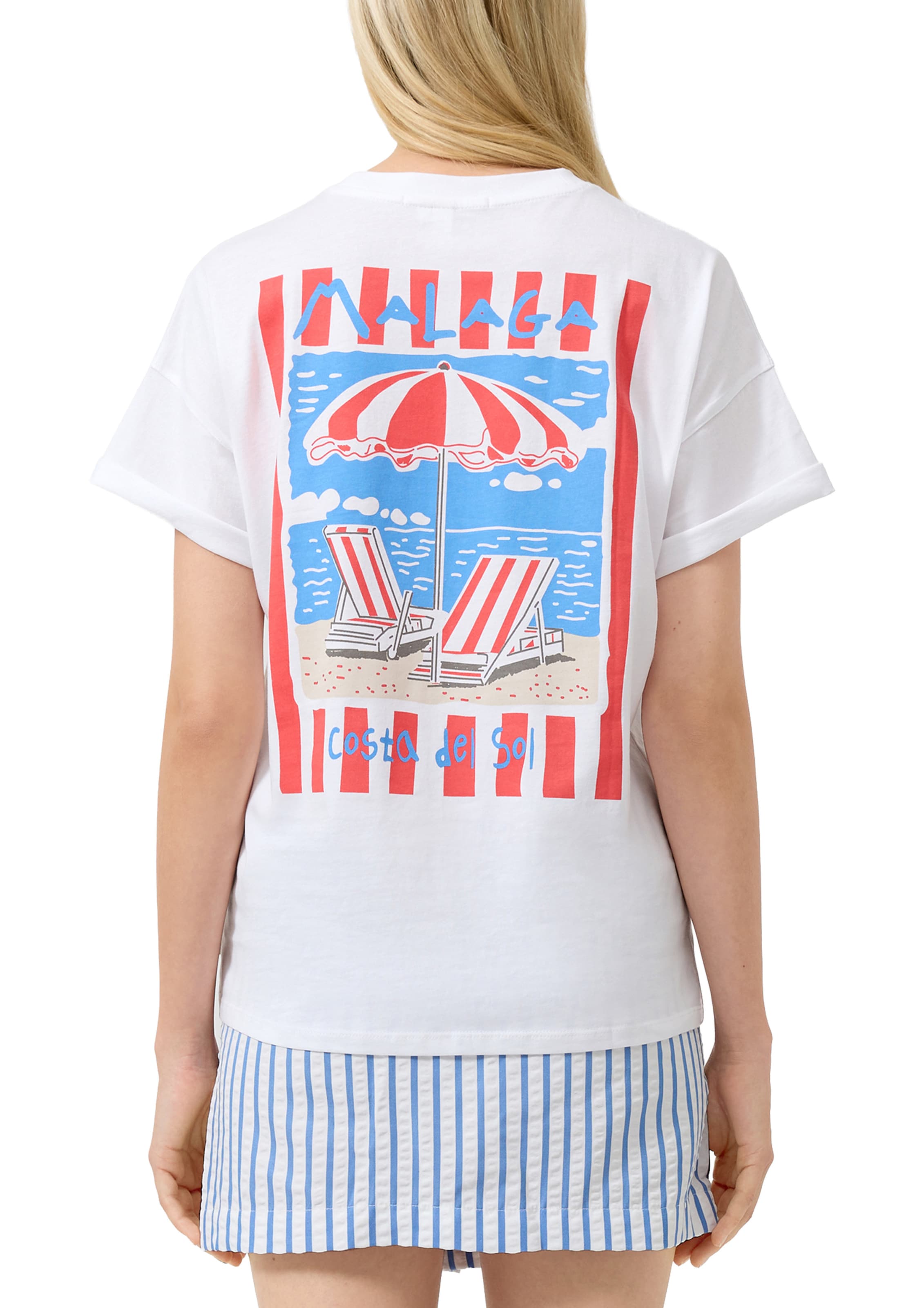 T-shirt QS en blanc