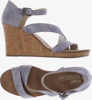 TOMS Sandals & High-Heeled Sandals in 43 in Blue: front