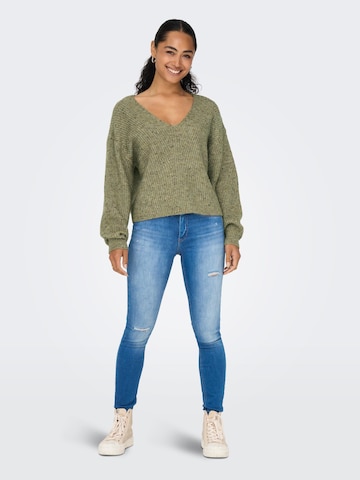 Pull-over 'VENEDA' ONLY en vert