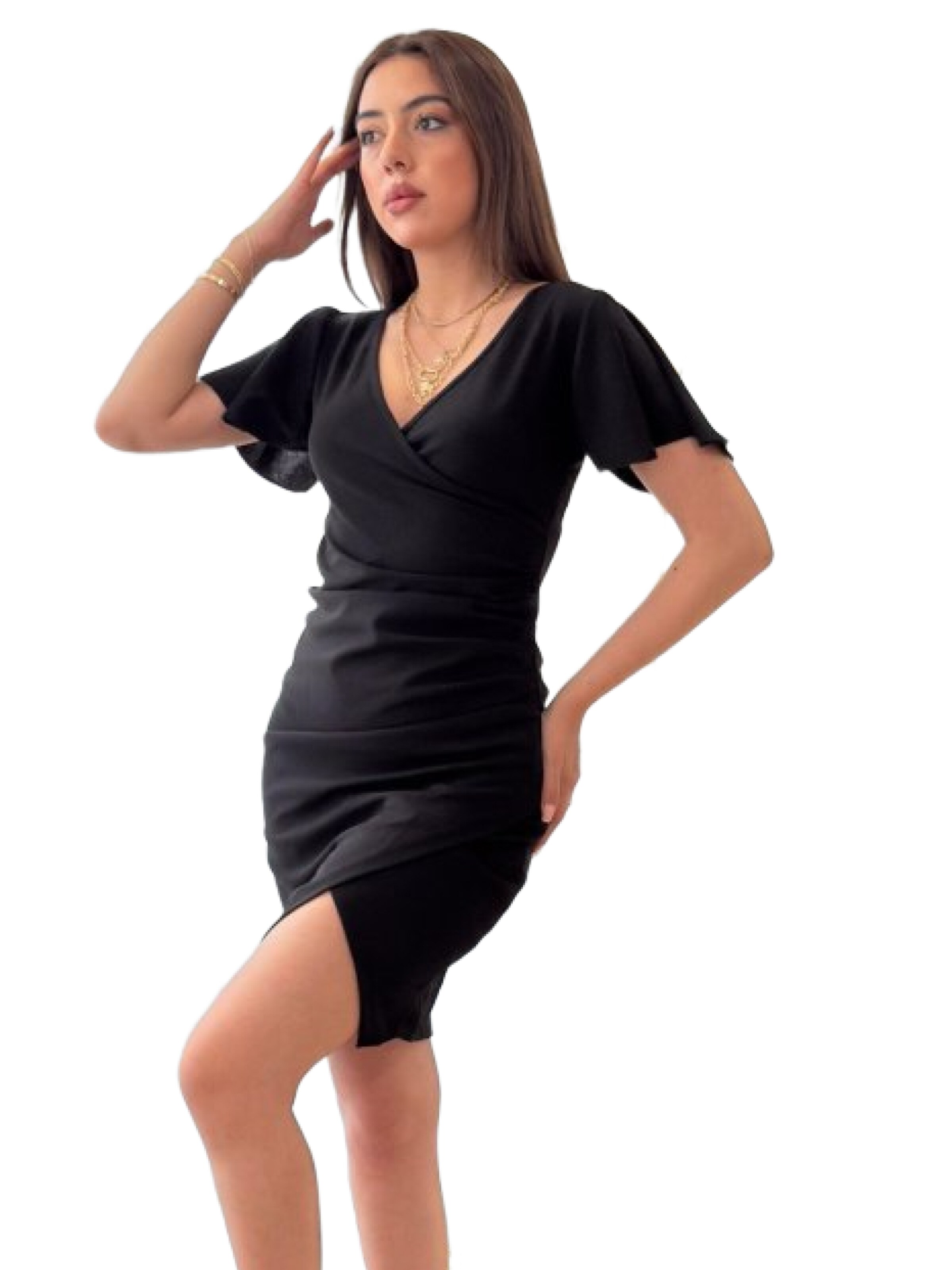 JANE's Evening Dress in Black: front