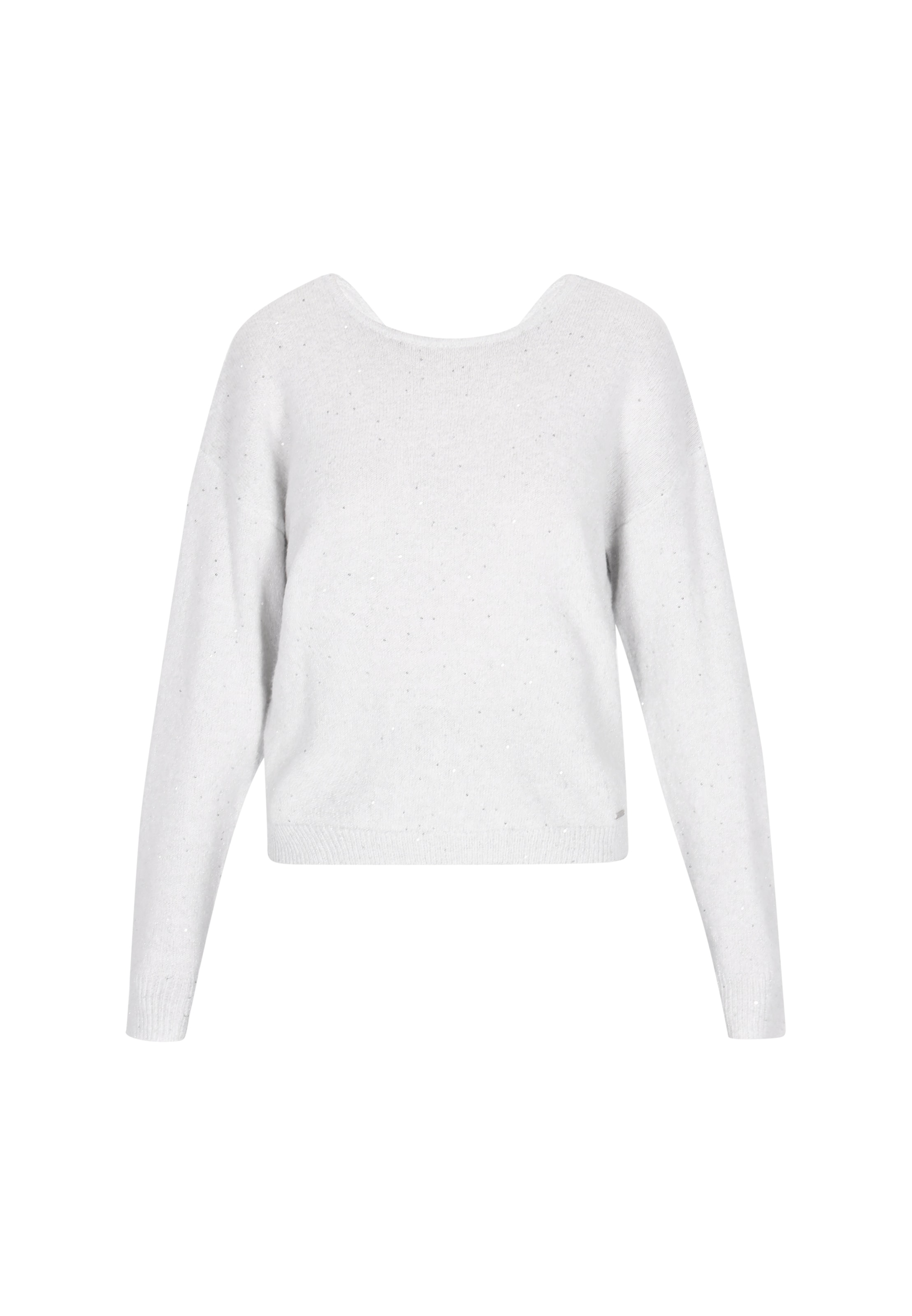 DreiMaster Klassik Sweater in White: front