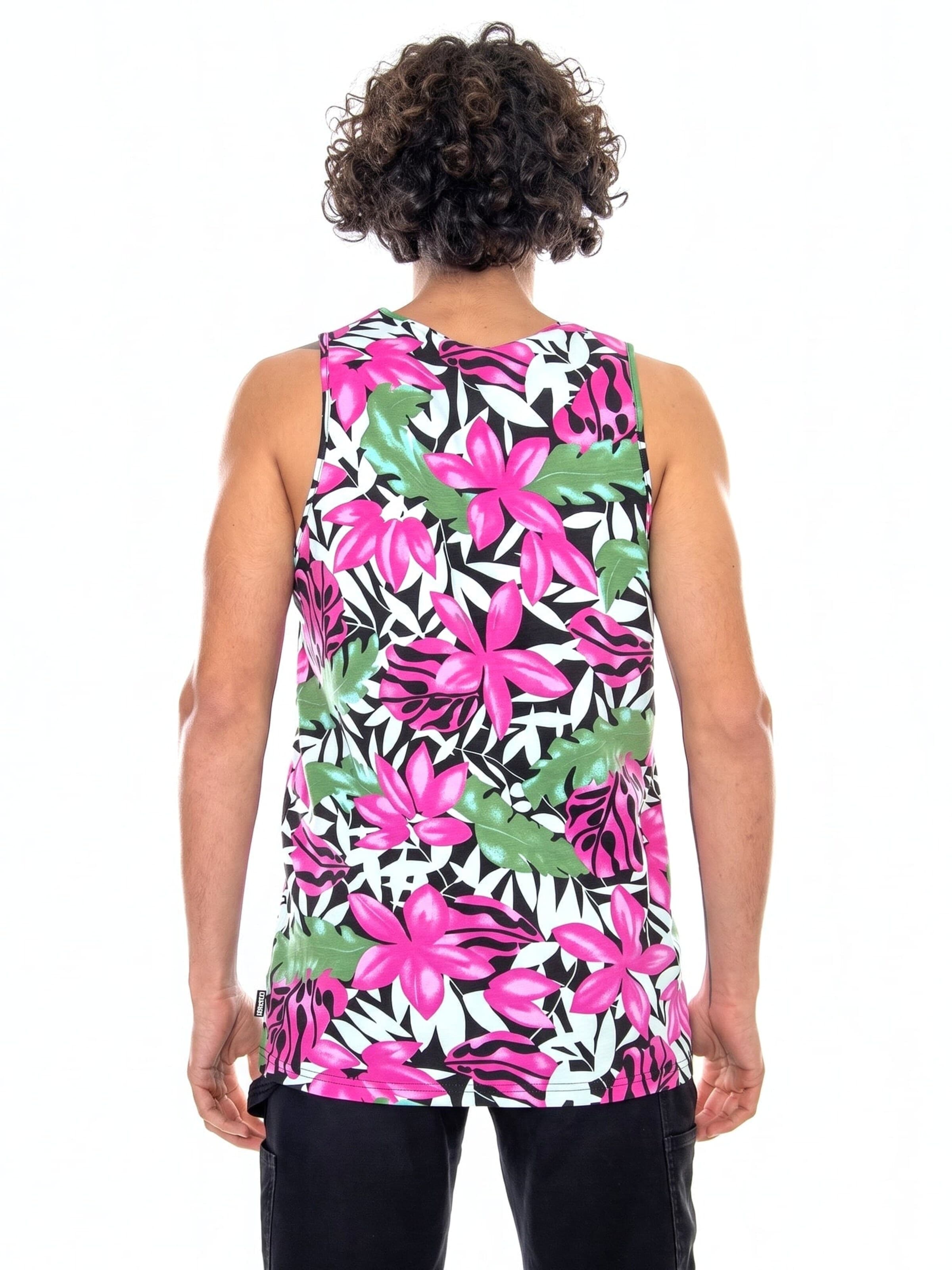 IUTER Koszulka 'Griffin Floral Tank' w kolorze różowy