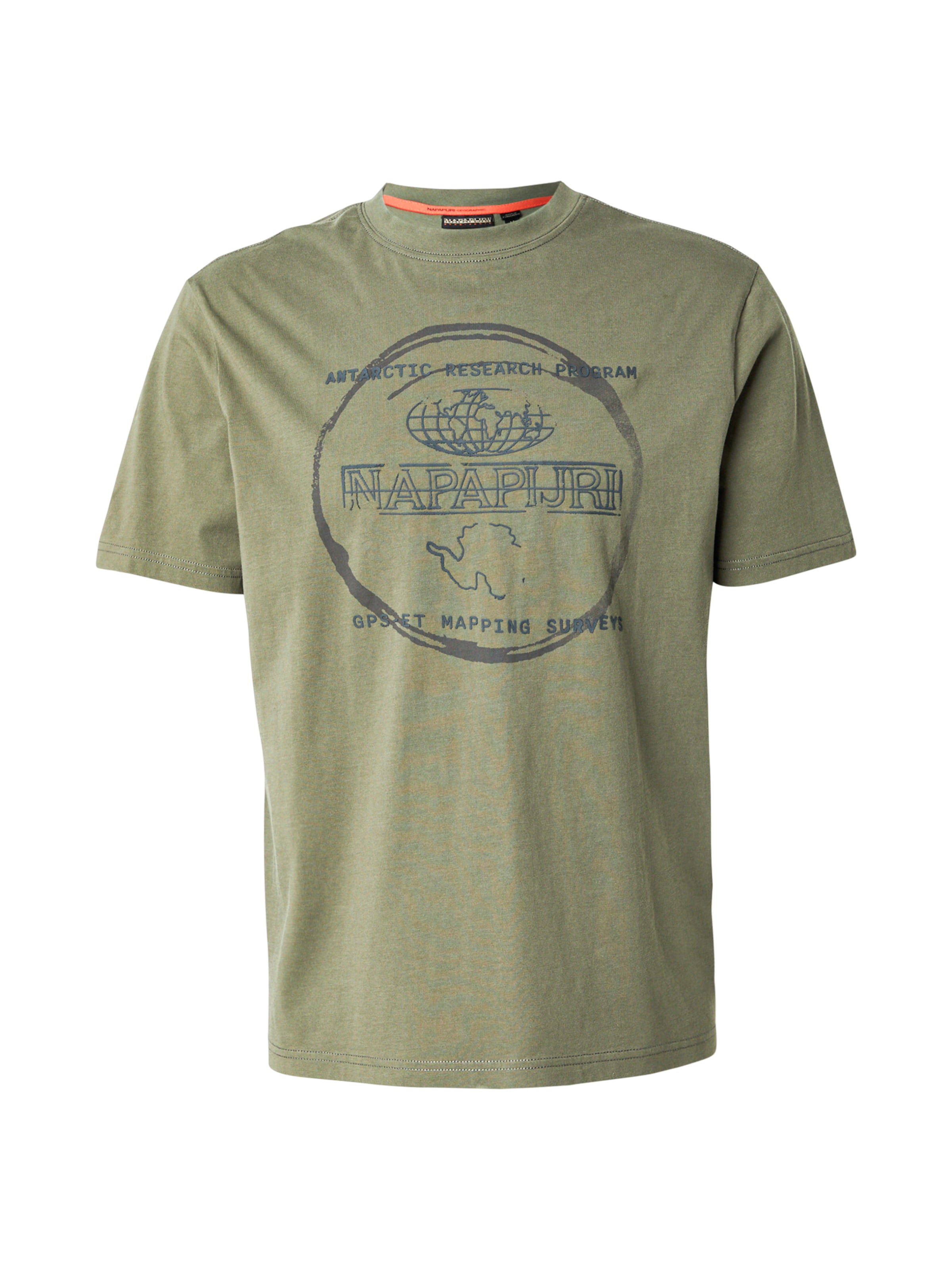 NAPAPIJRI Футболка 'S-Bald' в Зеленый: спереди