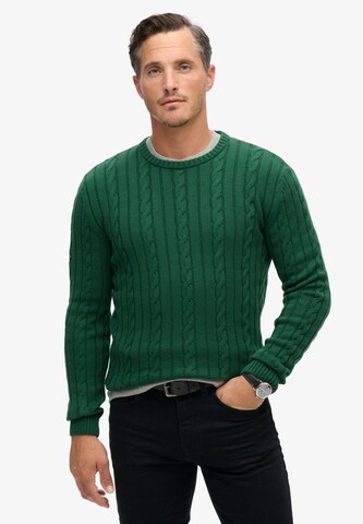 Pull-over Superdry & Co en vert : devant