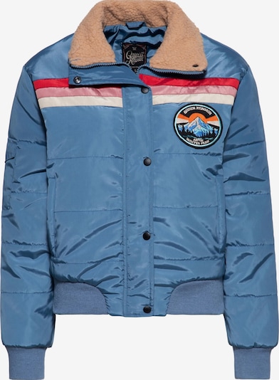 Queen Kerosin Winterjacke 'Aspen Winter Park' in blau, Produktansicht
