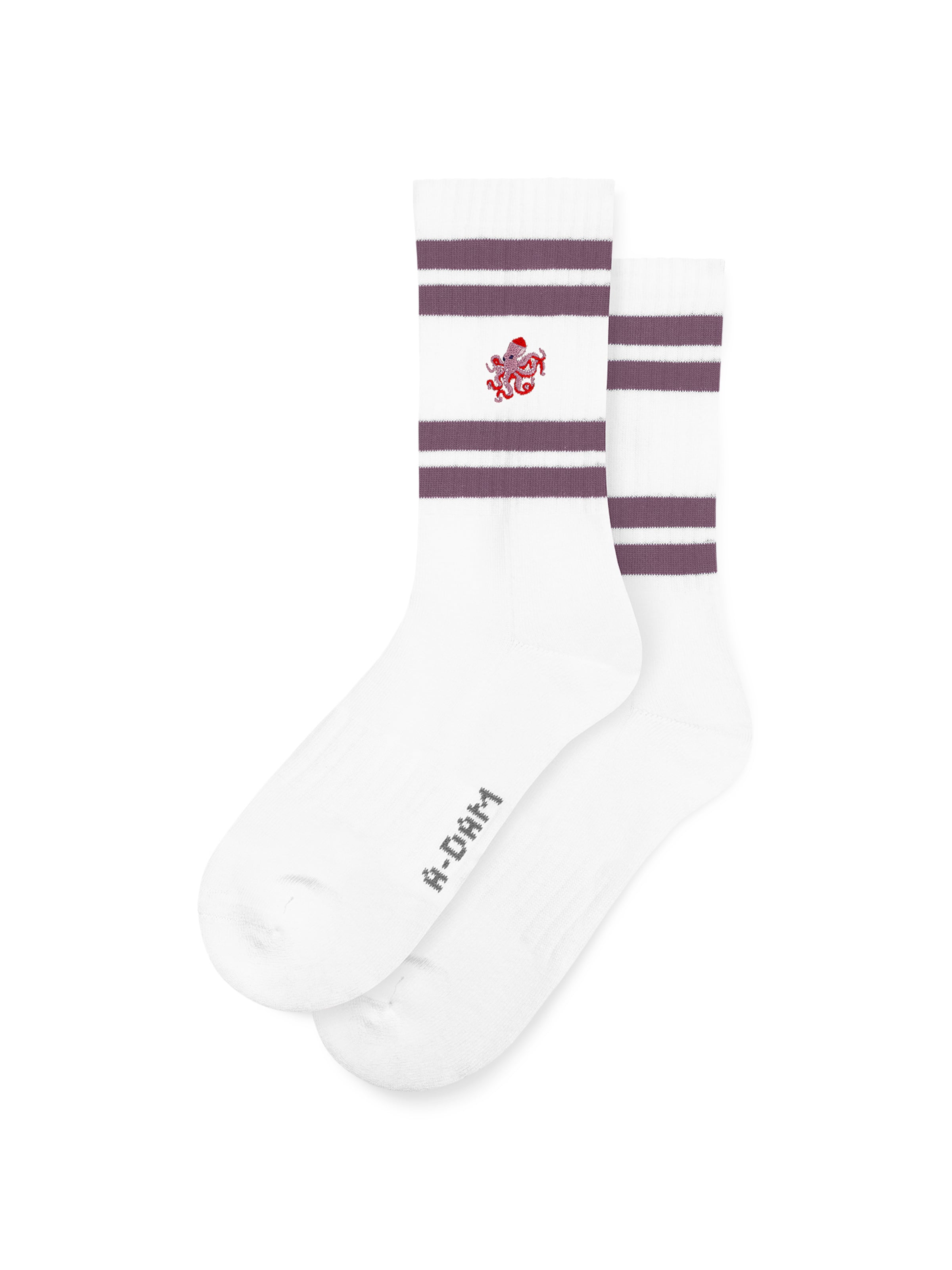 A-dam Socks in White: front