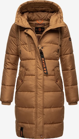 MARIKOO Winter coat 'Yuikoo' in Brown