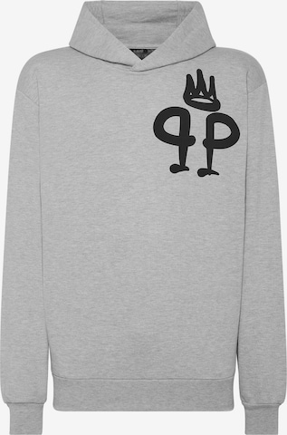 Philipp Plein - Sudadera 'King Plein' en gris: frente