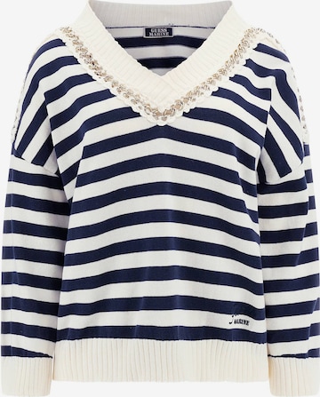 Pull-over GUESS en blanc : devant