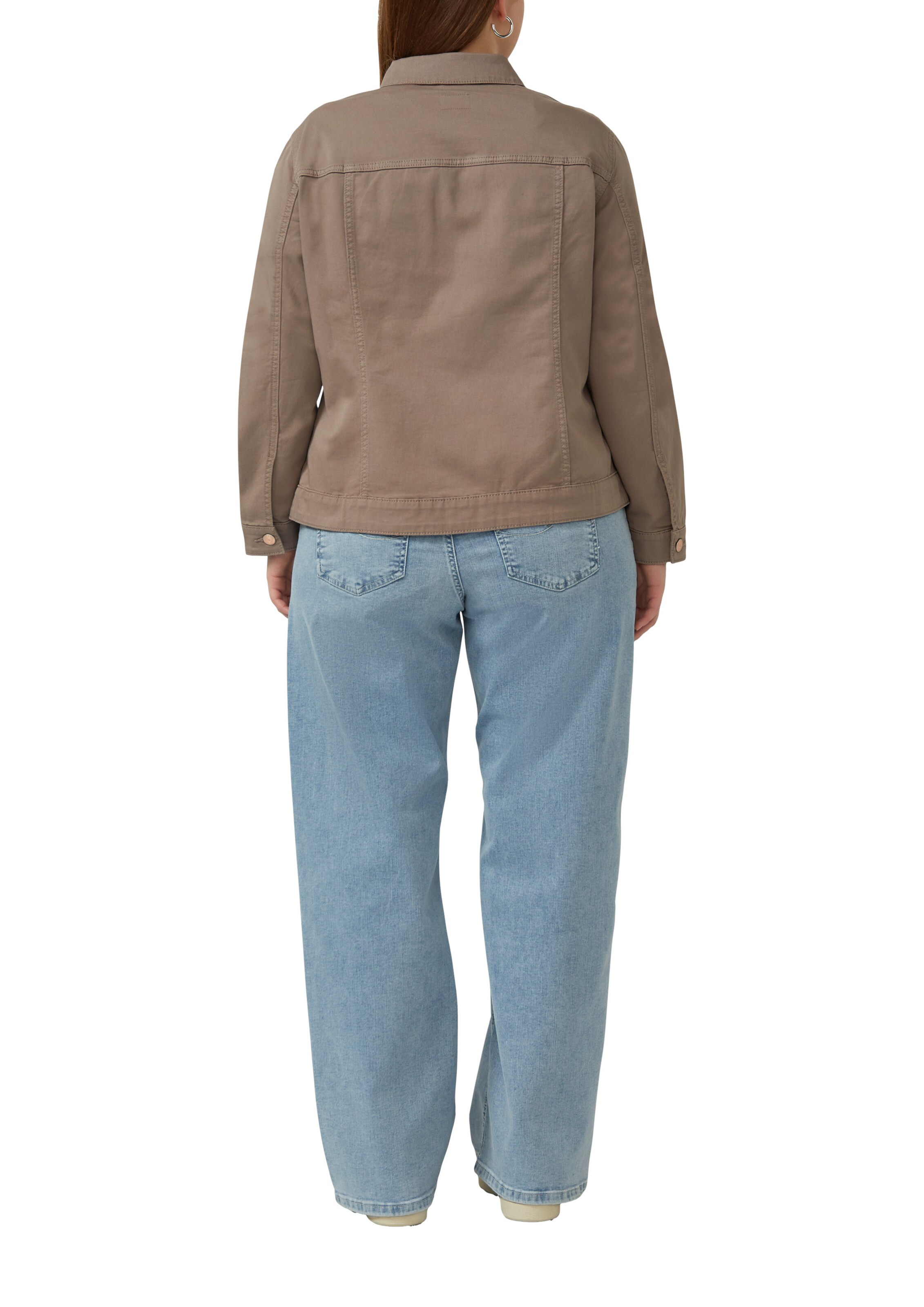 QS Between-season jacket in Brown