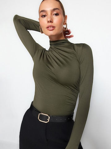 Trendyol Košeľové body - Zelená