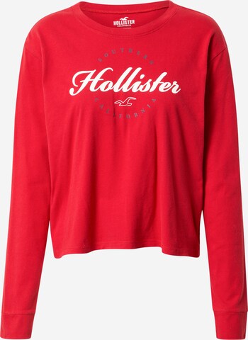 HOLLISTER T-shirt i röd: framsida