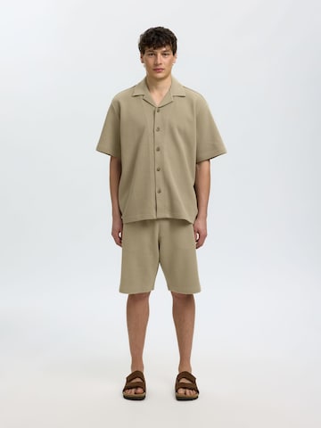 Fit confort Chemise SELECTED en vert