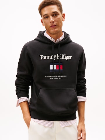 TOMMY HILFIGER Sweatshirt in Schwarz: Vorderseite